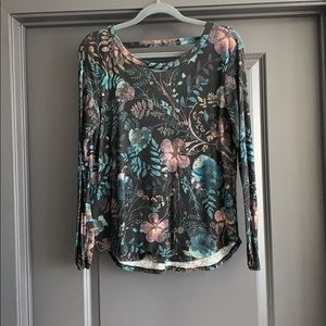 Long Sleeve Floral Top